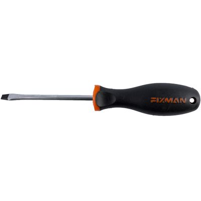 FIXMAN S/driver Slotted 6.5x1.2x100mm Crv With Ergonomic H&le